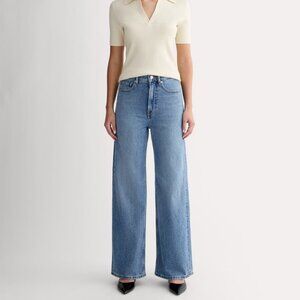 Everlane Women's Way-High® Sailor Jean in Vintage Blue, Size 29, Cotton/Denim